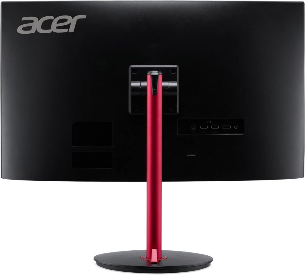 Nitro by Acer 27 Full HD 1920 x 1080 1500R Curve PC Gaming Monitor | AMD FreeSync Premium | 165Hz Refresh | 1ms (VRB) | ZeroFrame Design | 1 x Display Port 1.4  2 x HDMI 2.0 Ports ED270R Mbmiiphx